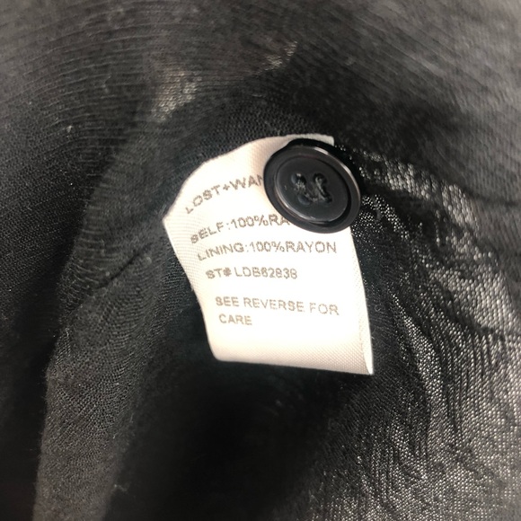 Gingham Dress Lost and Wander Black & White Gingham Dress Small - Picture 11 of 12